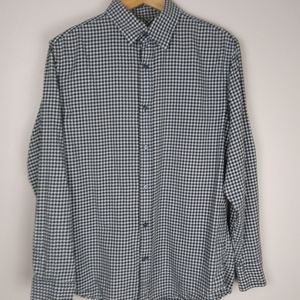 Banana Republic Mens Plaid Long Sleeve Size M
